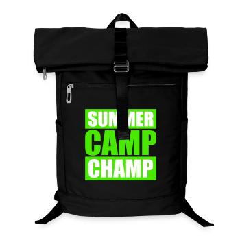 Summer Camp Champ Fun Kids Outdoor Adventure - Laptop Backpack - black - Front
