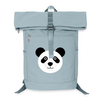 Ours panda tête de panda - Sac à dos ordinateur - bleu glacier - Devant