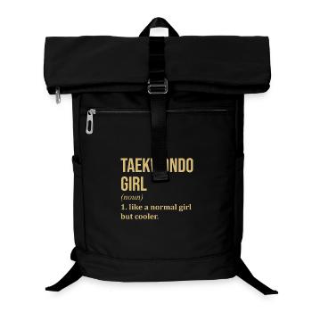 Taekwondo - Laptop-Rucksack  - Schwarz - Vorne