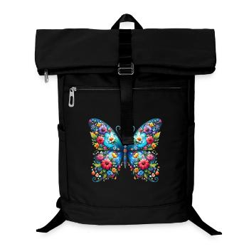 Butterfly - Laptop Backpack - black - Front