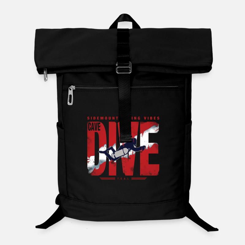 Plongée Cave Diver Graphique Sac à dos ordinateur