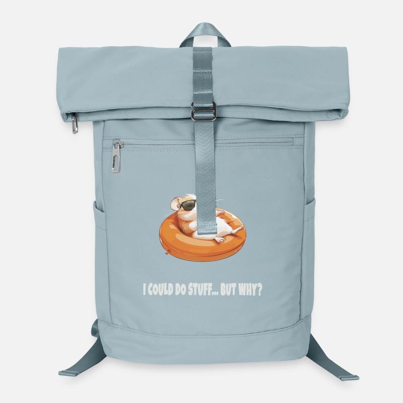 I Could Do Stuff... But Why? | Funny Lazy Hamster Laptop Backpack