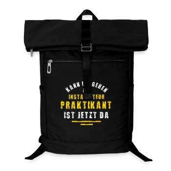 Plumber Intern Installer Internship - Laptop Backpack - black - Front