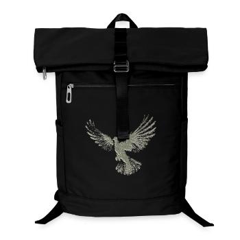Taube | Heilig-Geist-Hemd | Christliches Symbol - Laptop-Rucksack  - Schwarz - Vorne