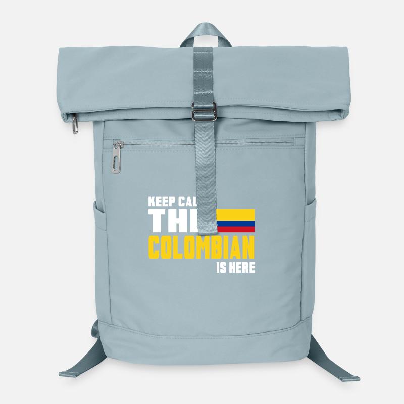 Keep calm Colombie / Drapeau de cadeau Amérique du Sud Sac à dos ordinateur