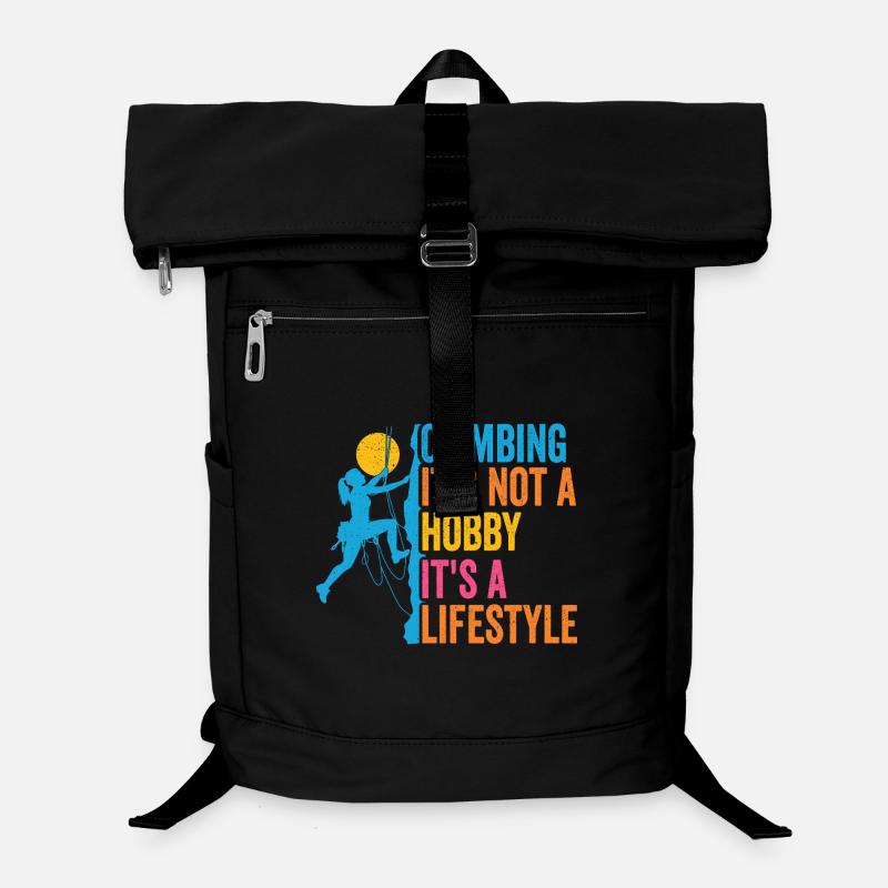 Climbing - It's Not a Hobby. It's a Lifestyle Laptop Backpack