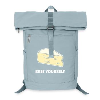 Humour fromage brie - Sac à dos ordinateur - bleu glacier - Devant