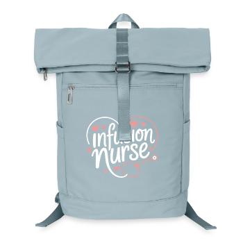 Infusion Nurse Herz-Design - Laptop-Rucksack  - Eisblau - Vorne
