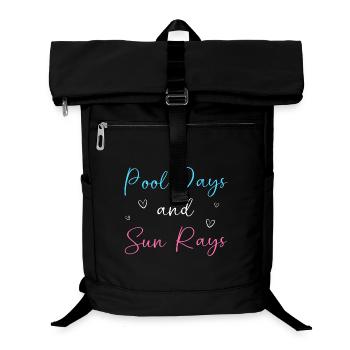 Pool Party - Laptop-Rucksack  - Schwarz - Vorne