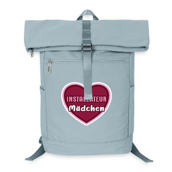 Installer Girl Child Installers Trainee - Laptop Backpack - ice blue - Front
