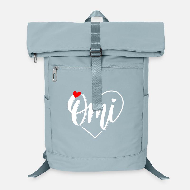 Omi Herzmonogramm mit Liebe Laptop-Rucksack 