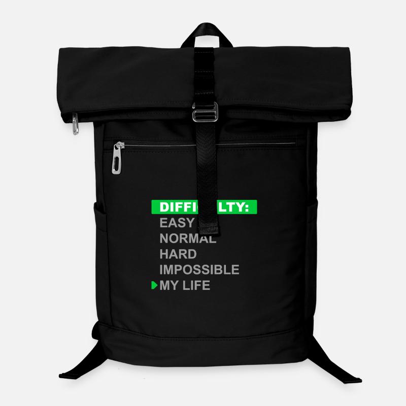 Mode de difficulté – Ma vie Sac à dos ordinateur