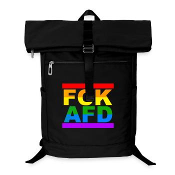 FCK AfD - Laptop Backpack - black - Front