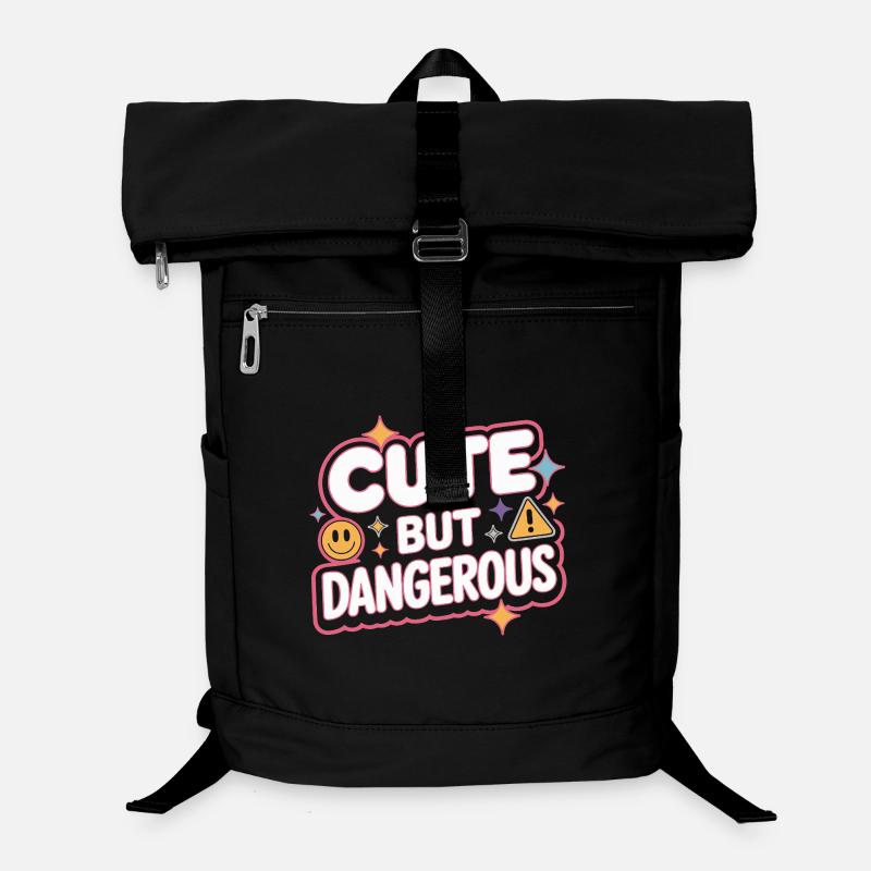 Chat Kawaii mignon mais dangereux et mignon Sac à dos ordinateur