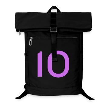 10 - Laptop Backpack - black - Front