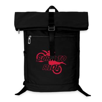 Born to Ride ! - Sac à dos ordinateur - noir - Devant