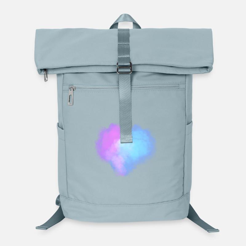 Heart shaped clouds Laptop Backpack