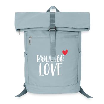 Klettern Bouldern Boulder Liebe Berge Geschenk - Laptop-Rucksack  - Eisblau - Vorne
