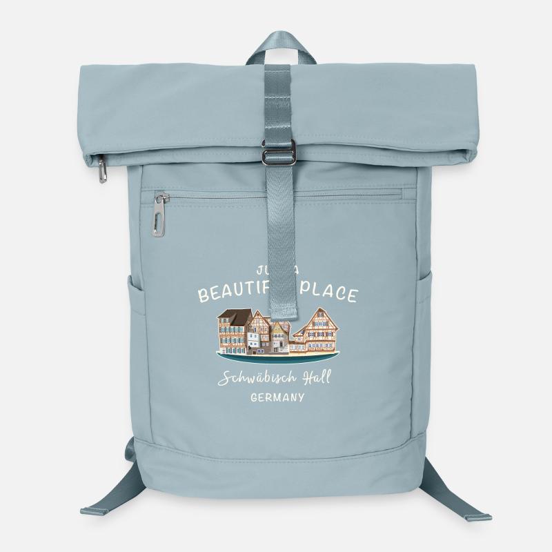 Schwäbisch Hall, Southern Germany, Drawing Laptop Backpack