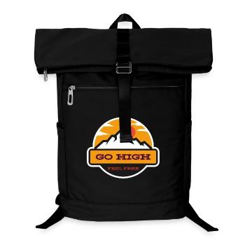 Go High Mountain Sun Motif - Laptop Backpack - black - Front