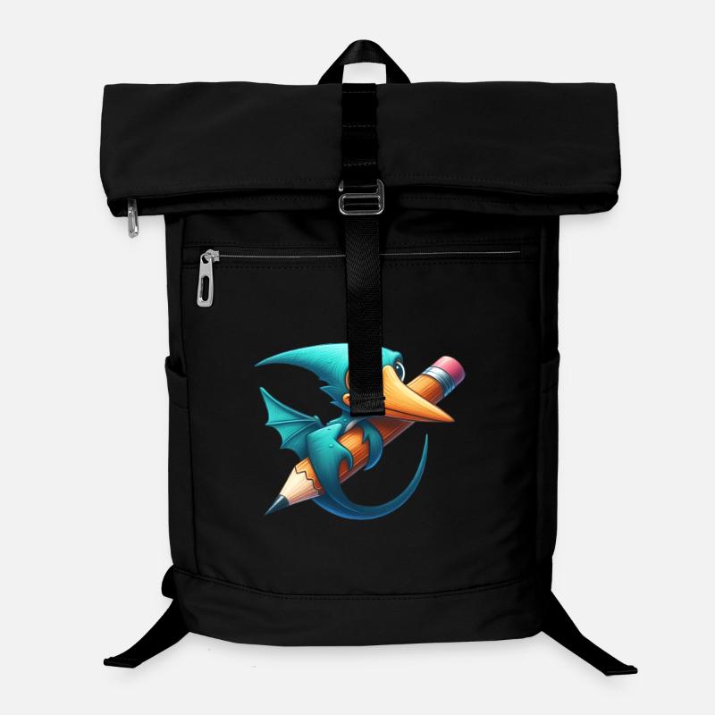 Pterodactyl Pencil Kawaii Pterosaur Dino Laptop Backpack