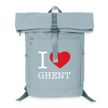 I LOVE GHENT - Laptop Backpack - ice blue - Front