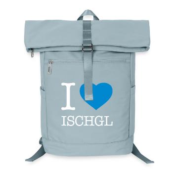 I LOVE ISCHGL - Laptop-Rucksack  - Eisblau - Vorne