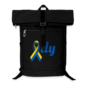 Ukraine Ally Loop - Laptop Backpack - black - Front
