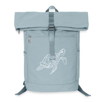 Sea Turtle Ocean Illustration - Laptop Backpack - ice blue - Front