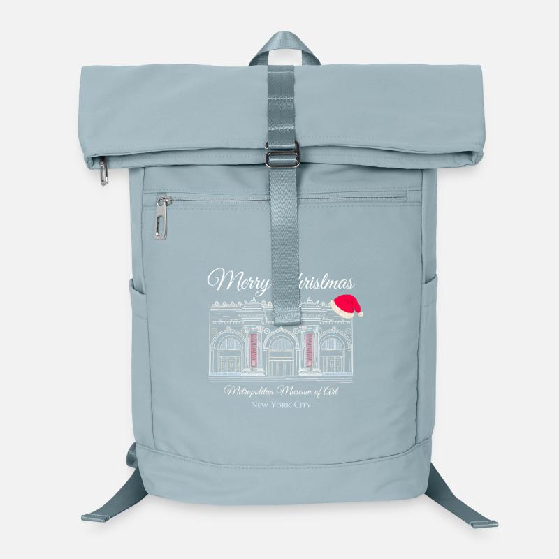 Noël à New York, dessin à la main du musée d’art Sac à dos ordinateur