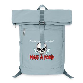 La musique métal a fond - Sac à dos ordinateur - bleu glacier - Devant