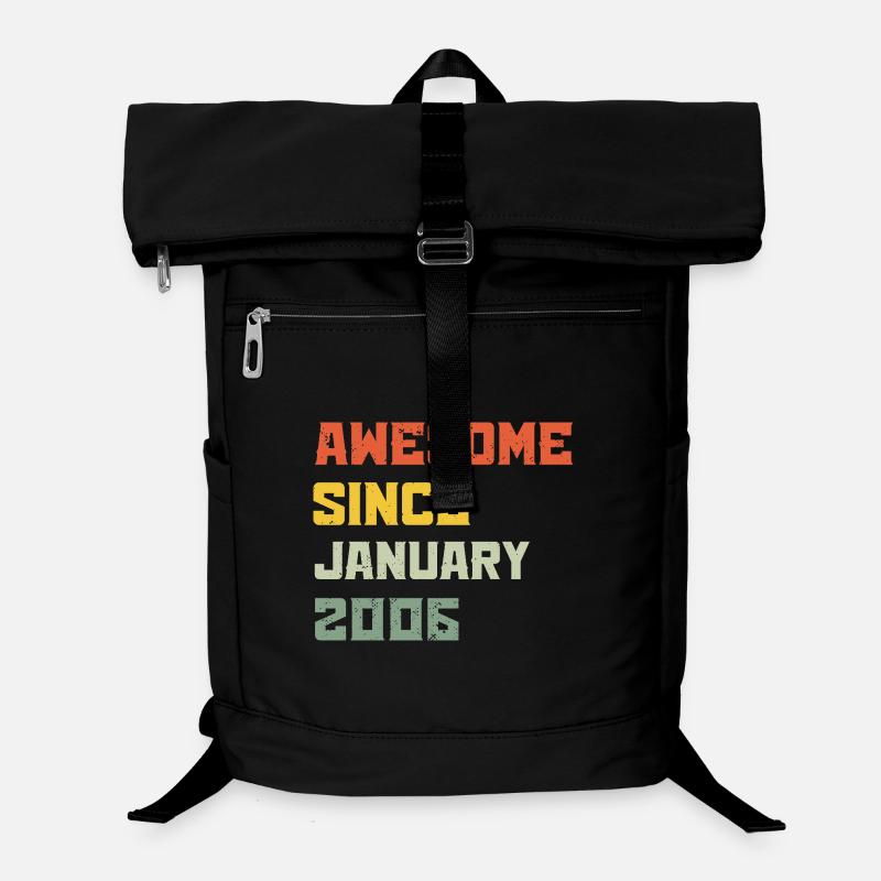 Awesome Since January 2006 Birthday Gift Laptop Backpack