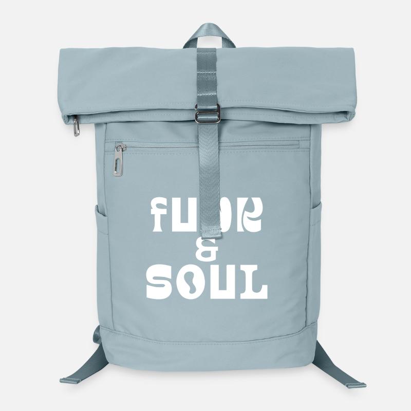 Funk and Soul Bold Typography  Laptop Backpack