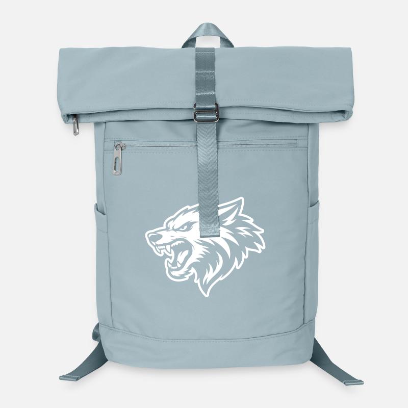 Wolf Kopf Laptop-Rucksack 