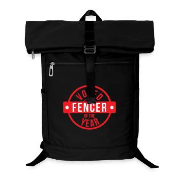 Fencing The Best Vintage Fencing Coat of Arms - Laptop Backpack - black - Front