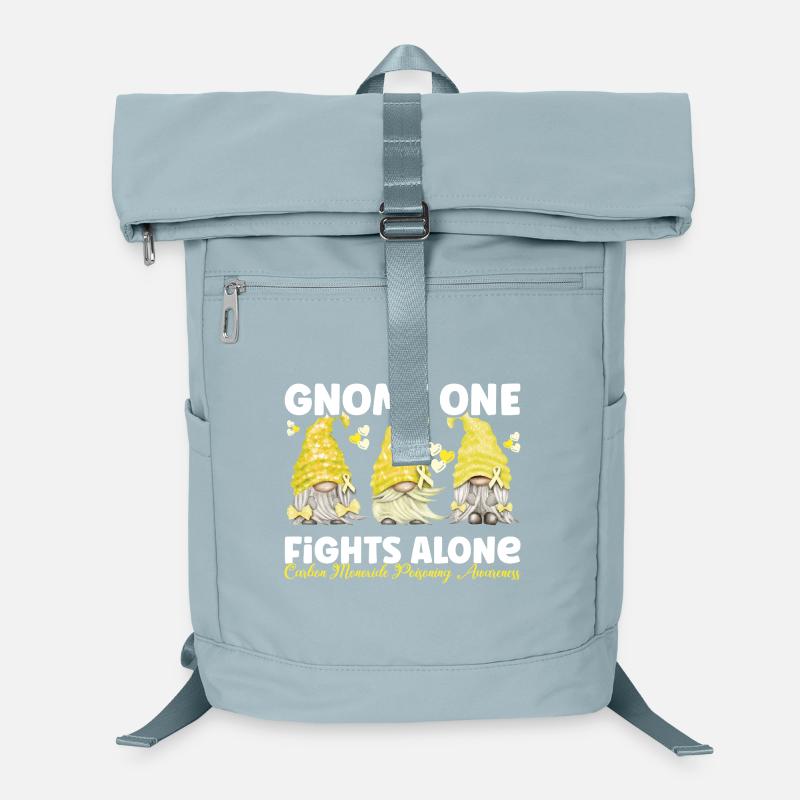 Gnome One Kämpft Allein Kohlenmonoxidvergiftung Laptop-Rucksack 