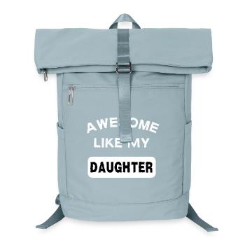 Großartig wie meine Tochter Papa, Tochter Geschenk - Laptop-Rucksack  - Eisblau - Vorne