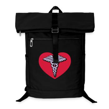 Doctor of love - Laptop Backpack - black - Front