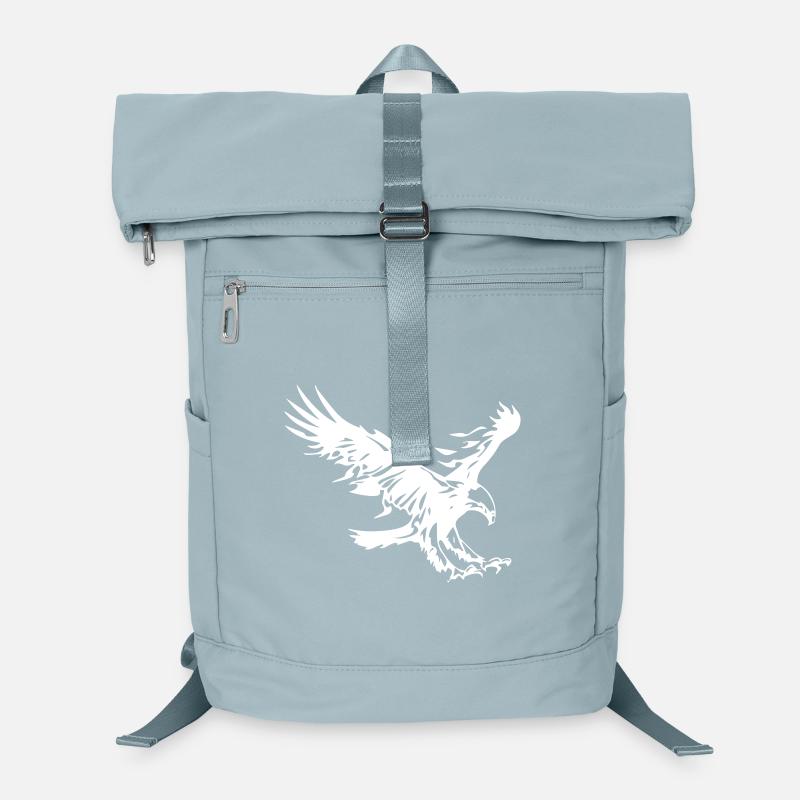 Flammender Adler Laptop-Rucksack 