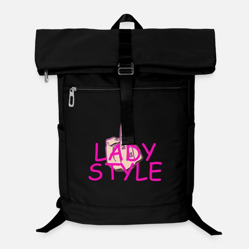 Doigt du milieu de style dame Sac à dos ordinateur