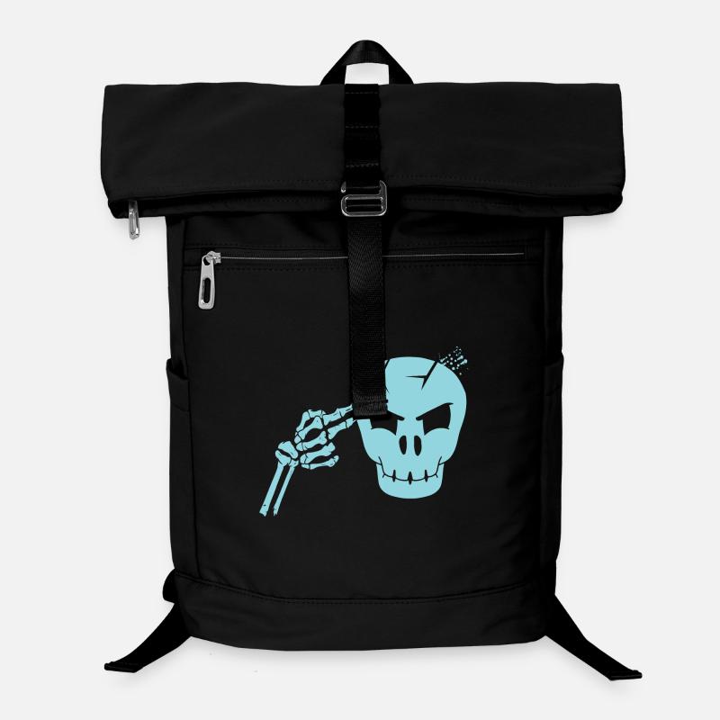 Coup de tête de crâne Sac à dos ordinateur