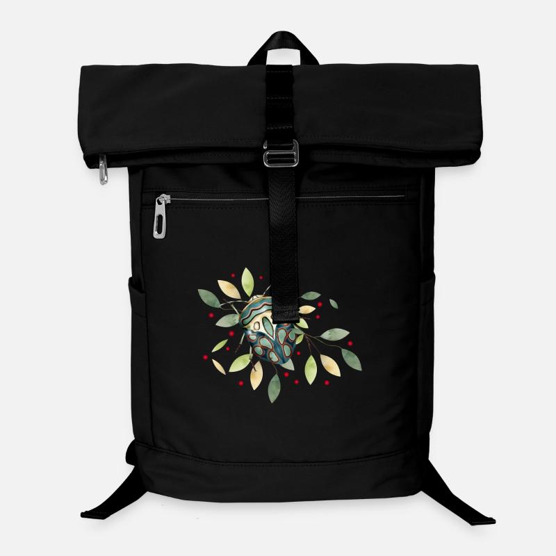 exotique africain effrayant crawly avec des feuilles Sac à dos ordinateur
