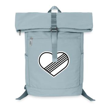 Vollgas Herz gegen Tempolimit - Laptop-Rucksack  - Eisblau - Vorne