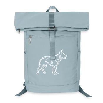 Schäferhund - Laptop-Rucksack  - Eisblau - Vorne