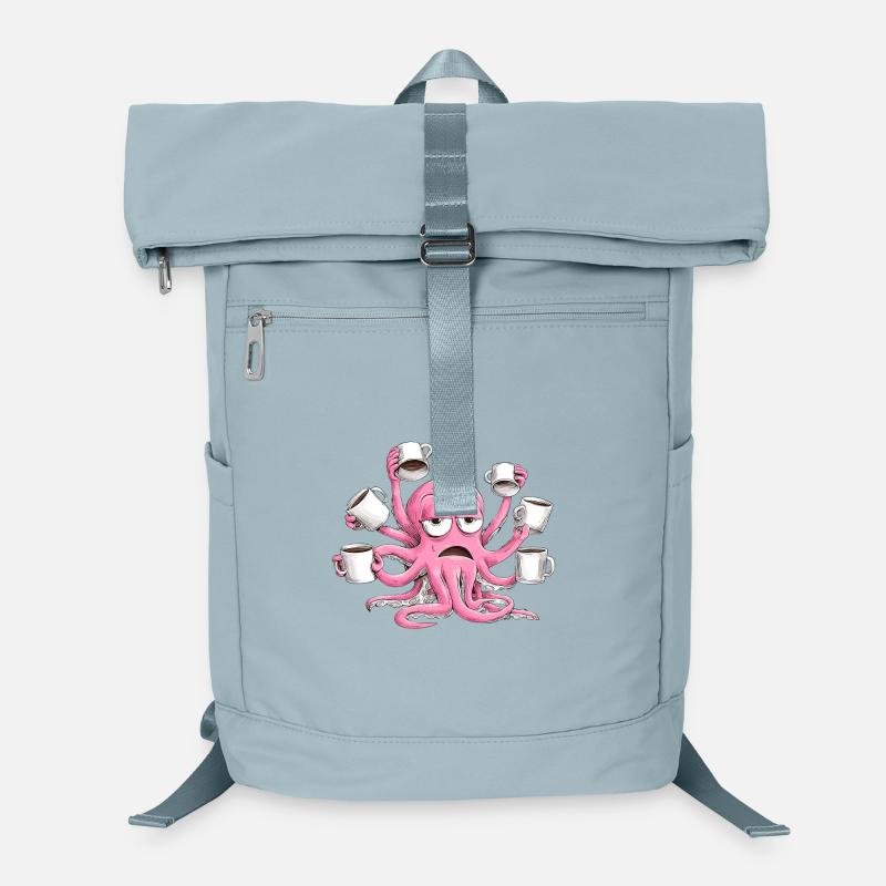 Musty Squid Coffee Enjoyment Laptop Backpack