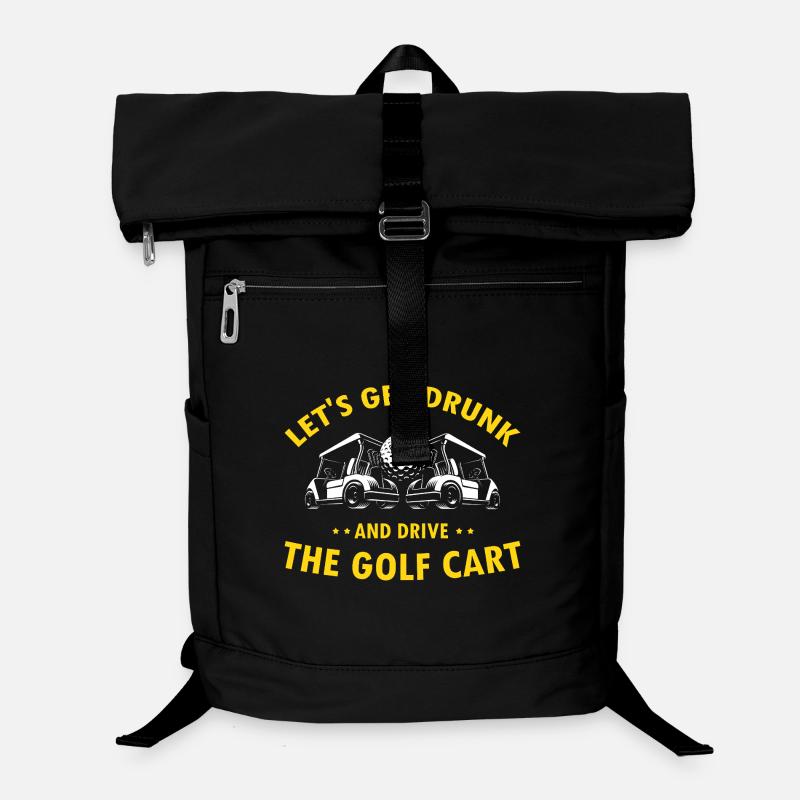 Get Loose On The Course Drive Cart Fun Golf Laptop Backpack