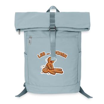 Dessin animé de paramédic en pain d’épices gâteau - Sac à dos ordinateur - bleu glacier - Devant