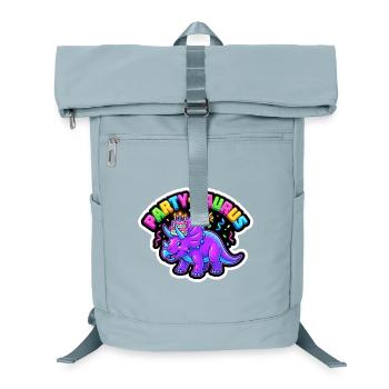 Party Saurus Birthday Dino - Laptop Backpack - ice blue - Front