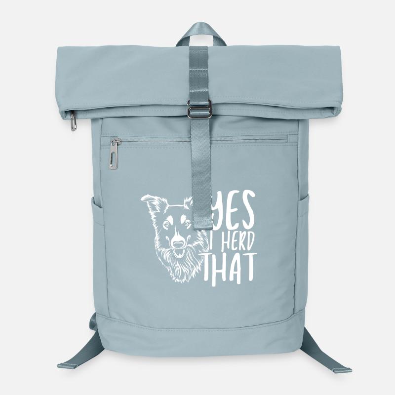Wolfskopf mit handschriftlichem Text Laptop-Rucksack 