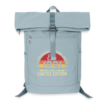35. Jubiläum – Vintage-Geschenk 1991 - Laptop-Rucksack  - Eisblau - Vorne